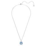 millenia-pendant--cushion-cut--blue--rhodium-plated-swarovski-5760057-2