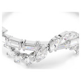 Mesmera Bracelet, Mixed Cuts, White, Rhodium Plated 5754818 | Swarovski