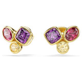 Imber Stud Earrings, Mixed Cuts, Multicolored, 18K Gold Plated 5760019 | Swarovski