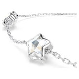 Chroma Bracelet, Star, White, Rhodium Plated 5754185 | Swarovski