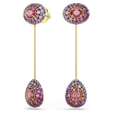 Sublima Drop Earrings, Pear Cut, Red, 18K Gold Plated 5752891 | Swarovski