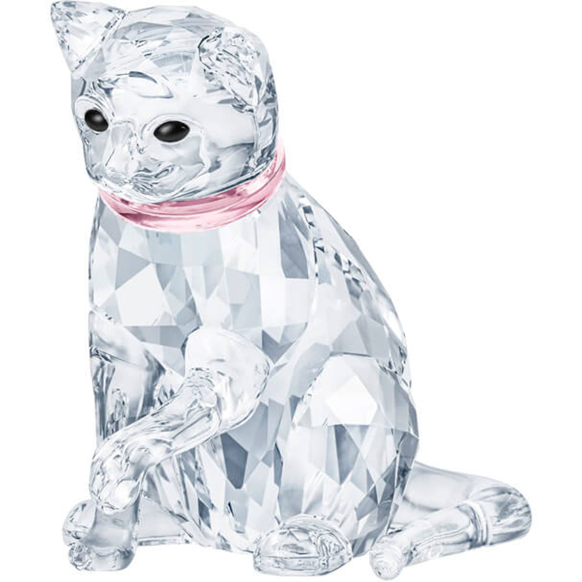 Swarovski Crystal Peaceful Countryside Collection Cat Mother Figurine