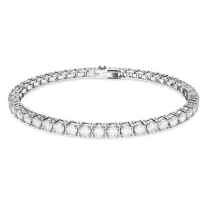 swarovski-matrix-tennis-bracelet-round-cut-white-rhodium-plated-5648937-1 swarovski-matrix-tennis-bracelet-round-cut-white-rhodium-plated-5648937-1