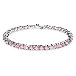 swarovski-matrix-tennis-bracelet-round-cut-small-pink-rhodium-plated-5648931-1 swarovski-matrix-tennis-bracelet-round-cut-small-pink-rhodium-plated-5648931-1