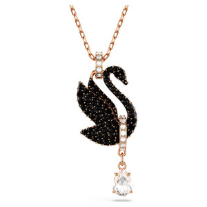 swan-pendant-black-rose-gold-tone-plated-5678045-swarovski-1 swan-pendant-black-rose-gold-tone-plated-5678045-swarovski-1