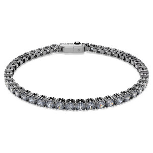 matrix-tennis-bracelet-round-cut-gray-ruthenium-plated-5693928-size-M-swarovski-1 matrix-tennis-bracelet-round-cut-gray-ruthenium-plated-5693928-size-M-swarovski-1