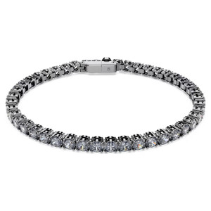 matrix-tennis-bracelet--round-cut--gray--ruthenium-plated-swarovski-5693929-1 matrix-tennis-bracelet--round-cut--gray--ruthenium-plated-swarovski-5693929-1