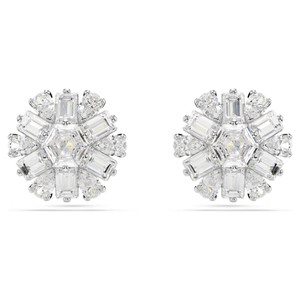 idyllia-stud-earrings--mixed-cuts--snowflake--white--rhodium-plated-swarovski-5691483-1 idyllia-stud-earrings--mixed-cuts--snowflake--white--rhodium-plated-swarovski-5691483-1