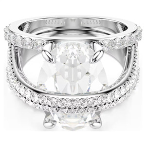 hyperbola-cocktail-ring--mixed-cuts--white--rhodium-plated-swarovski-5698476-1 hyperbola-cocktail-ring--mixed-cuts--white--rhodium-plated-swarovski-5698476-1