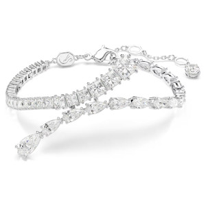 matrix-bracelet--mixed-cuts--white--rhodium-plated-swarovski-5693154-1 matrix-bracelet--mixed-cuts--white--rhodium-plated-swarovski-5693154-1
