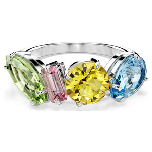 gema-ring--mixed-cuts--multicolored--rhodium-plated-swarovski-5692407-1 gema-ring--mixed-cuts--multicolored--rhodium-plated-swarovski-5692407-1