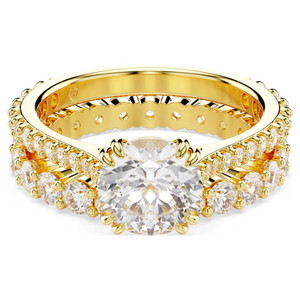 stilla-ring--round-cut--white--gold-tone-plated-swarovski-5693506-1 stilla-ring--round-cut--white--gold-tone-plated-swarovski-5693506-1