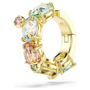 gema-ear-cuff--single--mixed-cuts--multicolored--gold-tone-plated-swarovski-5720903-1