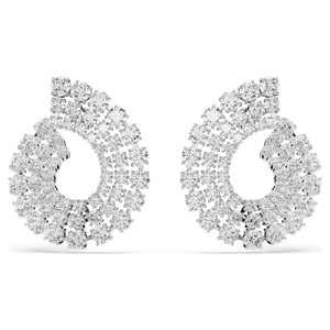 matrix-hoop-earrings--mixed-round-cuts--white--rhodium-plated-swarovski-5705834-1 matrix-hoop-earrings--mixed-round-cuts--white--rhodium-plated-swarovski-5705834-1