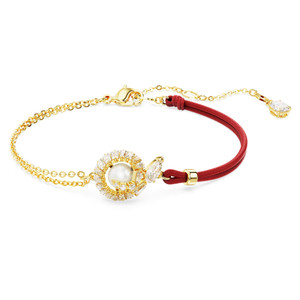 snake-bracelet--crystal-pearl--mixed-cuts--year-of-the-snake--red--gold-tone-plated-swarovski-5714850-1 snake-bracelet--crystal-pearl--mixed-cuts--year-of-the-snake--red--gold-tone-plated-swarovski-5714850-1