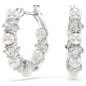 matrix-drop-earrings--crystal-pearl--round-cut--white--rhodium-plated-swarovski-5709256-1 matrix-drop-earrings--crystal-pearl--round-cut--white--rhodium-plated-swarovski-5709256-1