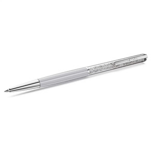 crystalline-silk-ballpoint-pen--white--white-lacquered--chrome-plated-swarovski-5709613-1 crystalline-silk-ballpoint-pen--white--white-lacquered--chrome-plated-swarovski-5709613-1