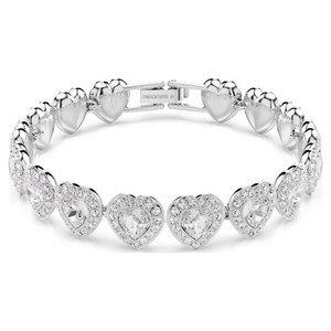 ariana-grande-x-swarovski-tennis-bracelet--mixed-cuts--heart--white--rhodium-plated-swarovski-5720860-1 ariana-grande-x-swarovski-tennis-bracelet--mixed-cuts--heart--white--rhodium-plated-swarovski-5720860-1