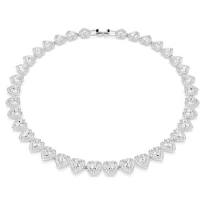 ariana-grande-x-swarovski-tennis-necklace--mixed-cuts--heart--white--rhodium-plated-swarovski-5720857-1 ariana-grande-x-swarovski-tennis-necklace--mixed-cuts--heart--white--rhodium-plated-swarovski-5720857-1