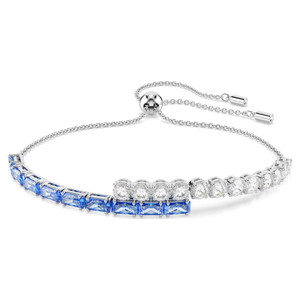 matrix-bracelet--mixed-cuts--blue--rhodium-plated-swarovski-5732266-1 matrix-bracelet--mixed-cuts--blue--rhodium-plated-swarovski-5732266-1