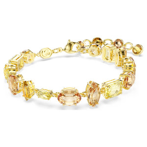 gema-bracelet--mixed-cuts--yellow--gold-tone-plated-swarovski-5718072-1
