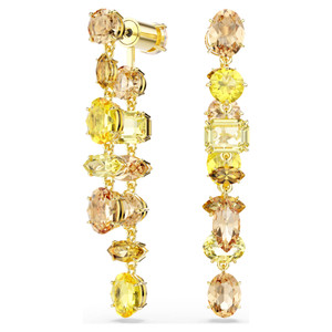 gema-drop-earrings--asymmetrical-design--mixed-cuts--long--yellow--gold-tone-plated-swarovski-5718073-1