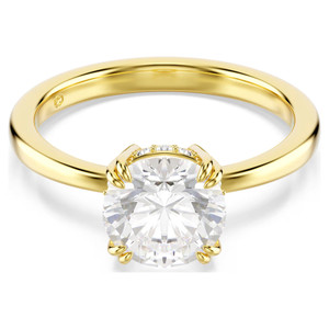 stilla-attract-cocktail-ring--round-cut--white--gold-tone-plated-swarovski-5723331-1 stilla-attract-cocktail-ring--round-cut--white--gold-tone-plated-swarovski-5723331-1