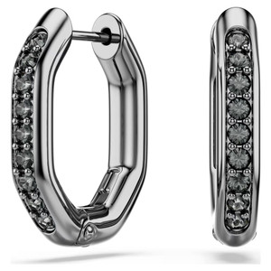 dextera-hoop-earrings--octagon-shape--round-cut--black--ruthenium-plated-swarovski-5724586-1 dextera-hoop-earrings--octagon-shape--round-cut--black--ruthenium-plated-swarovski-5724586-1