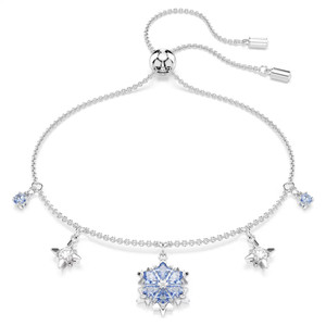 magic-bracelet--snowflake--blue--rhodium-plated-swarovski-5734244-1 magic-bracelet--snowflake--blue--rhodium-plated-swarovski-5734244-1