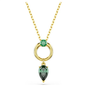 mesmera-pendant--mixed-cuts--green--gold-tone-plated-swarovski-5732484-1 mesmera-pendant--mixed-cuts--green--gold-tone-plated-swarovski-5732484-1