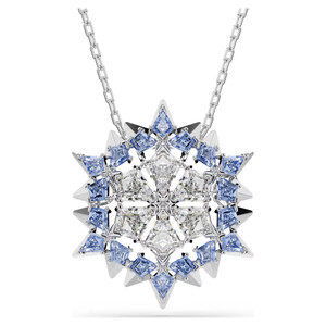 magic-pendant-and-brooch--snowflake--blue--rhodium-plated-swarovski-5737619-1 magic-pendant-and-brooch--snowflake--blue--rhodium-plated-swarovski-5737619-1