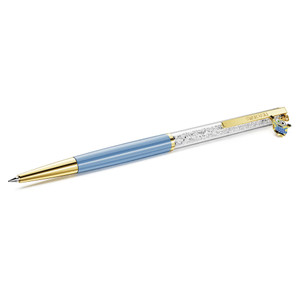 crystalline-ballpoint-pen--minions--blue--gold-tone-plated-swarovski-5744245-1