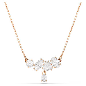 mesmera-necklace--mixed-cuts--white--18k-rose-gold-finish-swarovski-5747996-1