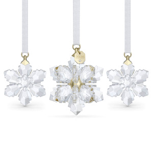 Annual Edition 3D Ornament Set 2026, White, 5731943 | Swarovski
