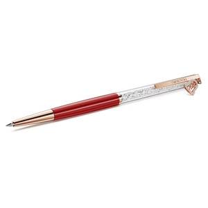 crystalline-ballpoint-pen--bell--red-lacquered--rose-gold-tone-plated-swarovski-5754639-1