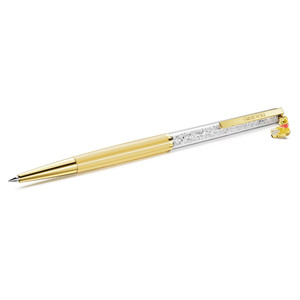 crystalline-ballpoint-pen--winnie-the-pooh--yellow-lacquered--gold-tone-plated-swarovski-5742784-1