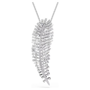 vienna-pendant-and-brooch--mixed-cuts--feather--white--rhodium-plated-swarovski-5749209-1