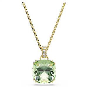 millenia-pendant--cushion-cut--green--18k-gold-finish-swarovski-5764821-1