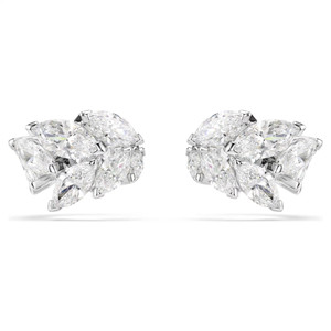 Mesmera Ear Cuffs Marquise Cut, White, Rhodium Plated 5747998 | Swarovski