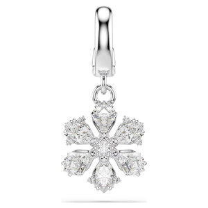 idyllia-charm--mixed-cuts--snowflake--white--rhodium-plated-swarovski-5755513-1