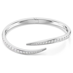 vienna-bangle--round-cut--swan--white--rhodium-plated-swarovski-5749200-1