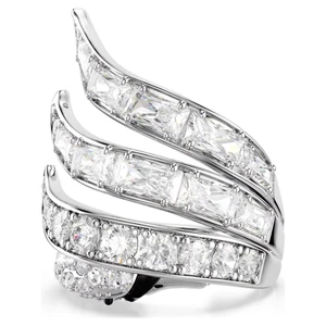vienna-cocktail-ring--mixed-cuts--swan--white--rhodium-plated-swarovski-5762207-1