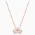 Swarovski Crystal Bee A Queen Pendant, Red, Rose-Gold Tone Plated 5510986