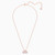 Swarovski Crystal Bee A Queen Pendant, Red, Rose-Gold Tone Plated 5510986