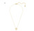 Swarovski Crystal Luckily Hamsa Hand Motif Necklace, Gold plating 5448612