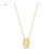Swarovski Crystal Luckily Hamsa Hand Motif Necklace, Gold plating 5448612