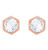 Swarovski Crystal Rose Gold Pierced Stud Earrings 5371199