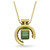 swarovski-matrix-pendant-baguette-cut-green-gold-tone-plated-5639629-4