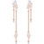 Swarovski Crystal Penélope Cruz Moonsun Long Drop Earrings, Rose Gold 5486635