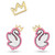 swarovski-pop-swan-stud-earrings-set-pink-gold-tone-plated-5649197-1